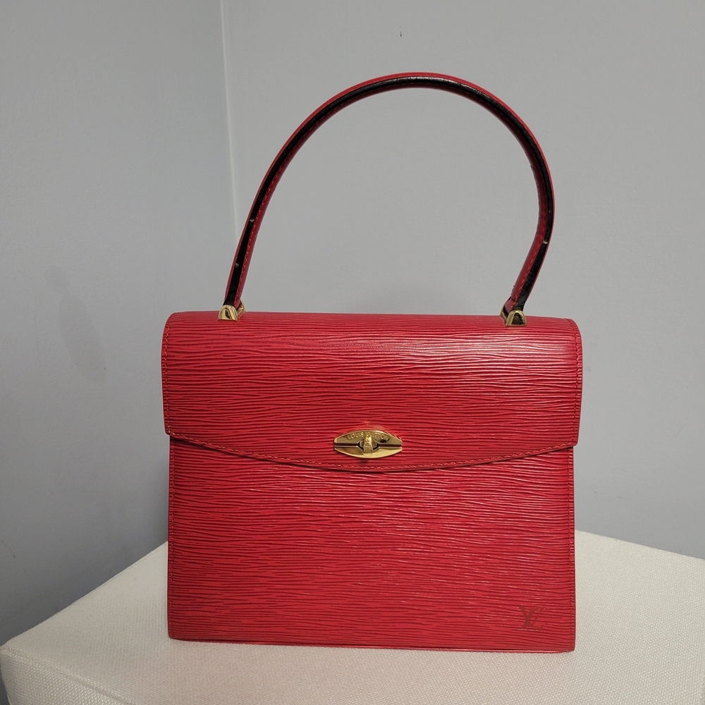 Louis Vuitton Malesherbes Epi Handbag